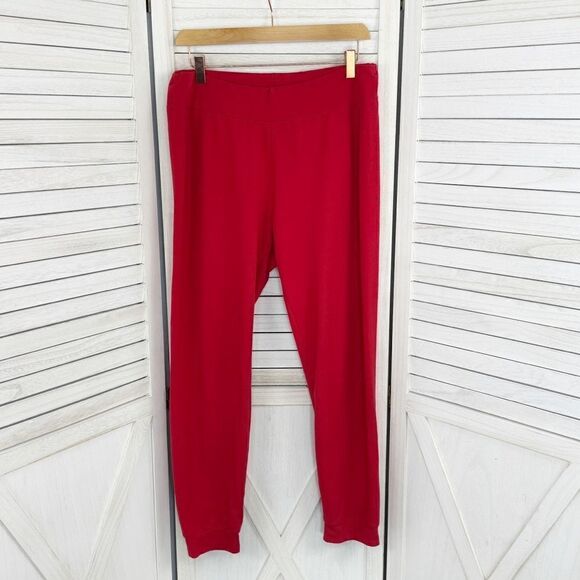 Johnny Was Everyday Jogger Pants Red Medium Pull On Sweats - Picture 5 of 13